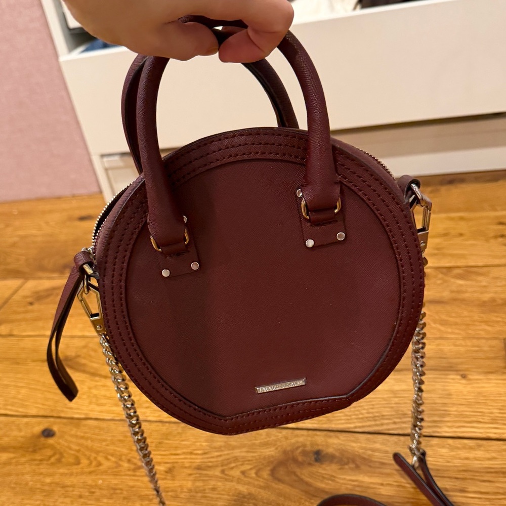 Rebecca Minkoff Burgundy Women's Top-Handle Crossbody Bag